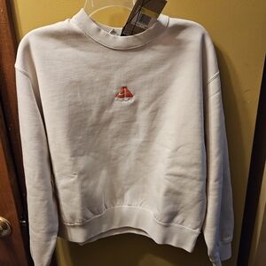 White Fleece Women's Sweater